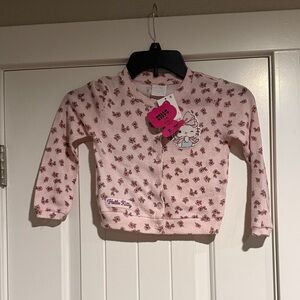 Hello Kitty Light Pink Bow Cardigan